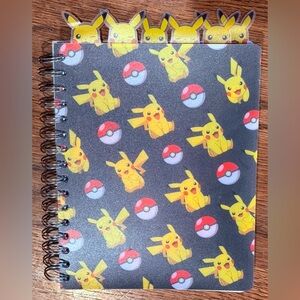 Pikachu Polemon Go Spiral Notebook - Yellow & Black